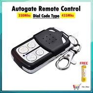 High Quality 5326 330mhz Autogate Replacement Switch Auto Gate Remote Control Key 433mhz