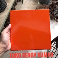keramik 20x20 orange stabilo (glossy)/ keramik dinding orange/ keramik
