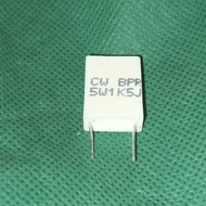 R flat chalk bpr 1k5 1.5k 1.5k 5w 5watt 5 watt Resistor mpr nobel 1 Fajar electro 2