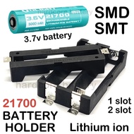 21700 SMD SMT Battery Holder 1 2 Slot With Pin Storage Case Casing Lithium ion battery 3.7V 7.4V dou