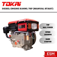TOKAI 7HP DIESEL ENGINE R180NL HAND START