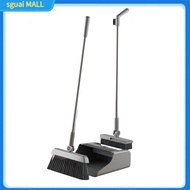 Long Handle Cleaning Tools Household Cleaning Tools 3-in-1 Broom and Dustpan Set with Adjustable Lon