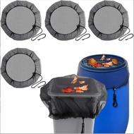 in stock Rain Bucket Net Cover Water Tank Drawstring Net Cover Outdoor Garden Bucket Filter Protecti