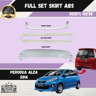 Perodua Alza 2014 Front Bumper Depan Skirt Abs Material Lips Skirting Front Depan Skirt 100% New High Quality