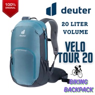 DEUTER Velo Tour 20 Cycling Backpack 20L Bike Bag Hydration Compatible Helmet Holder GREENWOOD