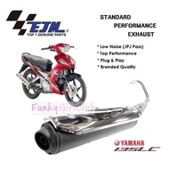 EJM Standard Exhaust Yamaha LC135 V1 ODM LC 135 OEM Std Ekzos Pipe Ori Spec
