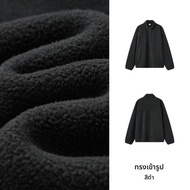 แจ็คเก็ตขนแกะ Semir แฟชั่นฤดูหนาวสำหรับผู้ชาย ทรงหลวม ปกขนสัตว์ คอตั้ง กระเป๋าซิป เสื้อคลุมกันหนาวแบ