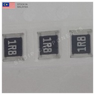 10PCS Taiwan-Grade 1.8R ±5%, 1210 SMD Resistor (1R8)