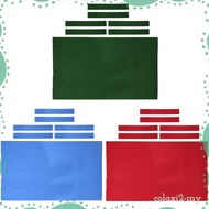 [ColaxiefMY] Pool Table Cloth & 6 Felt Strip for 9ft Snooker Billiard Table Gears Red