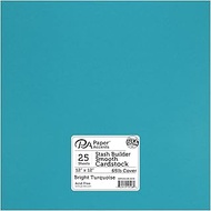 Paper Accents Cardstock 65 lb Bright Turquoise Stash Builder, 12" x 12"
