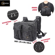 PERFUMED SP038) High Quality Japan Design Water Resistant SNIPER Tactical Chest Bag Rider/Outdoor Ba