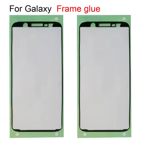 2Pcs Frame Sticker for Samsung Galaxy S8 S9 Plus S8+ S9+ / S10 S10+ / S6 S7 Edge J4 J6 J530 LCD Fron