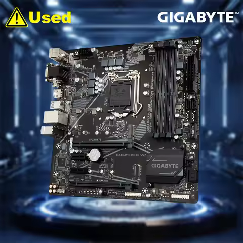 GIGABYTE B460M DS3H V2 Motherboard LGA 1200 Intel H470 Micro-ATX Mainboard with M.2, SATA 6Gb/s, USB