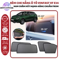 VINFAST VF E34 Car Sun Shades - Set of 4 VINFAST Car Magnetic Adhesive Sun Shades, Standard Form, Go