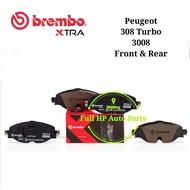 BREMBO XTRA BRAKE PAD PEUGEOT 308 Turbo / 3008