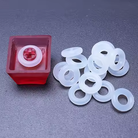 130PCS Clear Rubber O Ring Sealing gasket Switch Dampeners - Perfect for Mechanical Keyboards & Cher