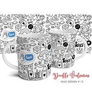 Doodle Valentine Ceramic Mug