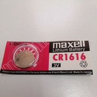 Maxell lithium BATTERY CR1616 ORIGINAL (MADE IN JAPAN) 3V