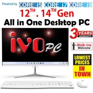 🔥IVOpc🔥12th & 14th Gen Intel i5 i7 22" . 24" All in one Desktop PC  all in one pc computer