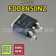 FDD8N50NZ 8N50NZ 8N50 MOSFET READY STOCK BARU (NEW) (TO-252)