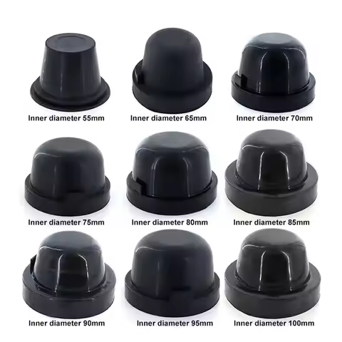 2PCS H4 H7 HID LED Headlight Dust Cover Sealing Cap Rubber Waterproof Dustproof Headlamp Caps 55/60/