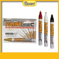 (12pcs) MUNGYO PAINT /CAT MARKER. Red , Black & White Paint Marker / 漆笔 [Made in Korea]