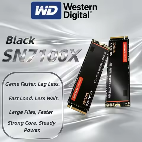 WD_BLACK SN7100X Powered by SanDisk Western Digital M.2 NVMe SSD Reliable High Capacity Internal Sol