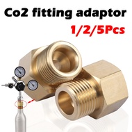 CO2 Brass coupler adapter Airgun fitting adaptor for aquarium airgun fish tank accessories