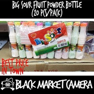 [BMC] Big Sour Fruit Powder Bottle (Bulk Quantity, 20pcs/pack) [SWEETS] [CANDY]