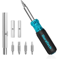 Pemutar Skru DURATECH, Set Pemacu Skru & Nat Berbilang Bit 11-dalam-1, Bit Keluli S2 Premium, Pemacu