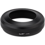 Haoge ชุดฮู้ด2in1แหวนรองเลนส์กล้องถ่ายรูปเลนส์แบบบางเฉียบทำจากโลหะทุกรุ่นสำหรับ X100VI Fujifilm Fuji