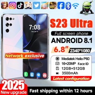 🔥SG Local Seller🔥2025 New S23Ul Android 8.1 Smart 4G 6.8inch Mobile Phone 12+512G Handphone Fingerpr