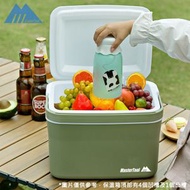 MasterTool - 6升便攜冷藏保溫箱-綠色 露營冷藏箱 野餐食物籃 隔熱食物箱 保溫保冷戶外冰箱 小雪櫃 車載冷藏長效 野餐露營 6L 冰袋 冰板 雪糕袋 汽水箱 戶口飲品箱 小冰桶