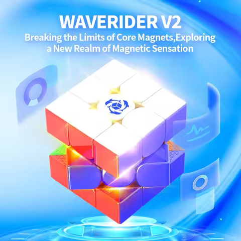 HaiTun WavaRider V2 3x3 Pioneer Magic Cube WavaRider V2 3x3 Flagship Speed Cube 3x3 Magnetic Cube Ki