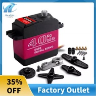 Waterproof Servo 40Kg High Torque Metal Gear Digital Servo for 1:8/1:10/1:12 RC Car Robot 180