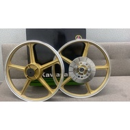 EX5 SPORT RIM AR80 KAWASAKI MADE IN JAPAN 18 INCH ENKEI JAPAN RXZ AR125 140/18 DEPAN 140/18 REAR SIA
