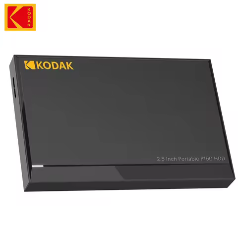 KODAK 2.5inch HDD 1TB Portable SSD 2TB Hard Drive 5Gbps USB3.0 High Speed HDD for PS5 PS4 Laptop Des