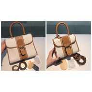 Original Order Real Shot Delvaux Delvaux New Style Female Bag brilliant Horseshoe Buckle togo Calfsk