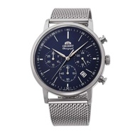 BNIB ORIENT Classic Chronograph RA-KV0401L RN-KV0401L Blue Dial Men's Watch