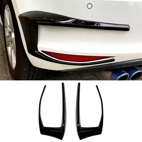 Car Rear Bumper Splitter Spoiler Air Vent Cover Side Canard For Volkswagen Golf 7 MK7 GTI R R400 201