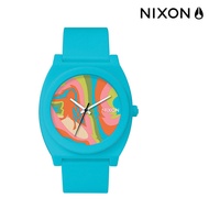 Nixon NXA1193023-00 นาฬิกาข้อมือผู้หญิงและผู้ชาย สายยางซิลิโคน สีฟ้า