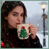 [WX] Christmas Coffee Cup Christmas Tree Elk Stocking Gingerbread Man Mug 260ml Dishwasher Microwave