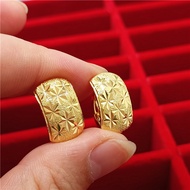 Subang Katup Padu Anting Emas 916 / 916 Gold Solid Clip Spring Earring Emas 916