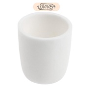 [LOVIVER] 99% Al2O3 Alumina Cylindrical Lab Corundum Crucible Melting Pot Container