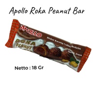 APOLLO Roka Peanut Bar 18 Gr Rasa Cokelat Hazelnut by Jadoelsnack