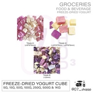 [B1-READY STOCK🧊]（Wholesale 5 gram）Freeze-Dried Fruit Yogurt Cube | Kering Beku Buah-Buahan Yogurt Kiub | 冻干果粒酸奶块