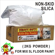 POWDER ANTI-SLIP ( 2 KG ) / HEAVY DUTY / NON SKID SILICA / FOR MIX 5L EPOXY FLOOR PAINT