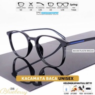 Unisex Round Oval Reading Glasses Plastic Plus +100 +125 +150 +175 +200 +225 +250 +275 +300