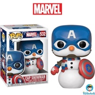 Funko POP! Marvel Holiday - Captain America as Cap Snowman (Christmas)