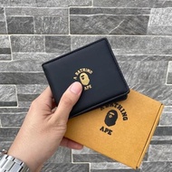 DOMPET PRIA KEREN BAPE APPENDIX WALLET - BLACK ORIGINAL DAFUOMY